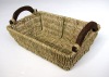 Wholesale Square Straw Rope Woven Fruit Basket
