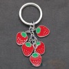 matel artificial fruit key chain chains holiday gifts presents