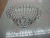 Fashionable household chrome plated storage basket