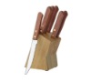 Kitchen Knife Set with Wooden Block