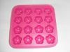 Wholesale Flower silicone ice cube tray