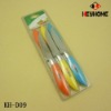 Wholesale 6pcs color serrated knives