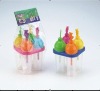 Wholesale plastic ice moud(4 pcs ice mould with fruit shape)
