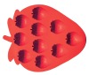 Wholesale Strawberry silicone ice cube tray