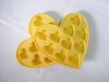 Wholesale Popular heart shape silicone ice cube tray