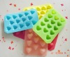 Wholesale Hearted Shape Silicone Ice Cube Tray