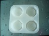 Wholesale 4 cups silicone ice cube tray