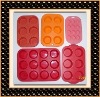 Wholesale silicone red ice cube tray