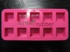 Silicone ice cube tray