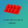 Wholesale Lip shape silicone ice cube tray