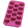 Wholesale Hearted Shape Silicone Ice Cube Tray