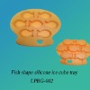 Pisciform silicone ice cube tray