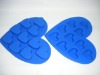 heart shape silicone ice cube tray