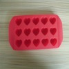 Wholesale red heart shape silicone ice cube