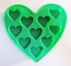 Wholesale heart shape silicone ice cube tray