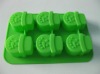 Silicone ice cube tray
