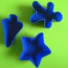 silicone blue ice cube