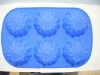 Wholesale New Style Beautiful Shape Silicone Ice Tray
