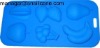 Wholesale Hot sell fruit silicone ice tray ( FDA/LFGB approved )