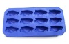 Wholesale plastic ice cube tray / TPR ice cube tray / ice box