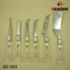 crystal handle kitchen tools set