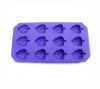Wholesale plastic ice cube tray / TPR ice cube tray / ice box