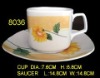 Wholesale coffee set/coffee cup&saucer/ melamine coffee set