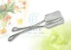 silver cooking tool bread tong