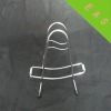 Wholesale cutting board sets hanging board rack metal iron board holder