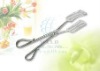 silver dinnerware food clamp