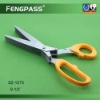 Wholesale S2-1075 7-ply Shredding Scissors/Shredder Scissors, Easy for cutting paper and useful for officer