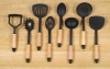 Nylon Kitchen Utensils W/wooden Handle