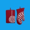 oven mitt and potholder/potholder/microwave oven glove
