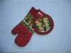 Wholesale christmas cotton oven mitt and pot holder