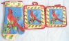 oven mitt and potholder