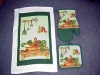 Wholesale printing tea towel, pot holder, oven mitts
