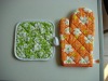Wholesale 100%cotton oven mitt and pothold (GP-001)