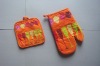 Wholesale Kitchen printing cotton oven glove