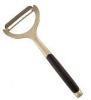 Zinc alloy fruit peeler with chrome or nickel finishing