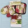Wholesale coffee oven mitts set