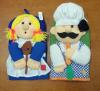 Wholesale hand made funny oven mitt