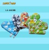 Wholesale flower printed oven mitt