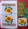 Wholesale Kitchen Set, pot holder, tea towel, oven mitten