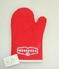 Wholesale 100%cotton fabric printed oven mitt
