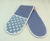 Wholesale 100%cotton fabric printed oven mitt