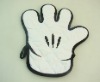 Wholesale 100%cotton fabric printed oven mitt