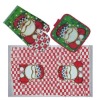 Wholesale 100% cotton material printing christmas towel