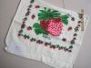 Wholesale 21s 100% cotton low price velvet printing tea towel