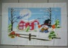 Wholesale silk screen printed 100% cotton tea towel