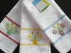Wholesale 100% cotton embroideried tea towel